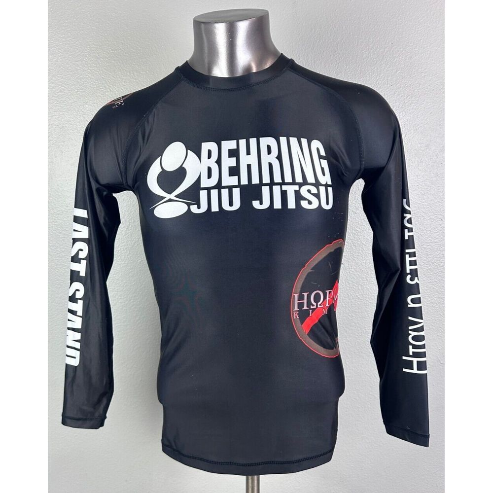 Behring Rash Guard Long Sleeve Size M Medium Jiu Jitsu Spartan Hoplite